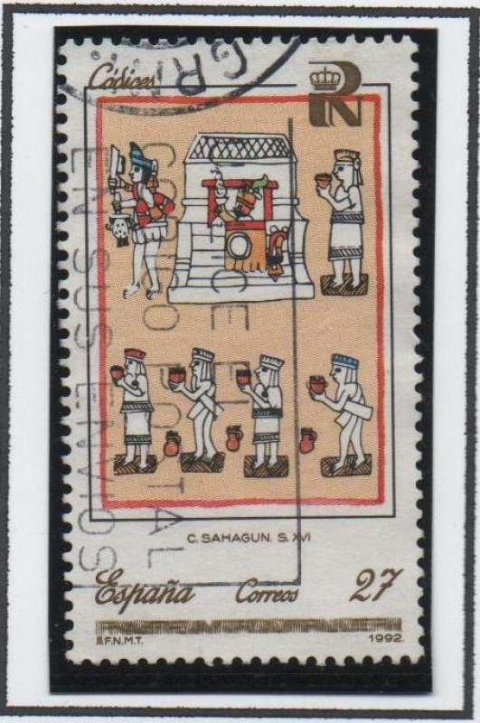 Patrimonio Artístico Nacional: Códices. Historia d' l' nueva España