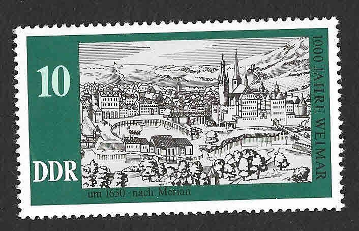 1686 - Milenio de la Ciudad de Weimar (DDR)