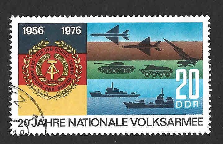 1713 - XX Aniversario del Ejército Nacional del Pueblo (DDR)