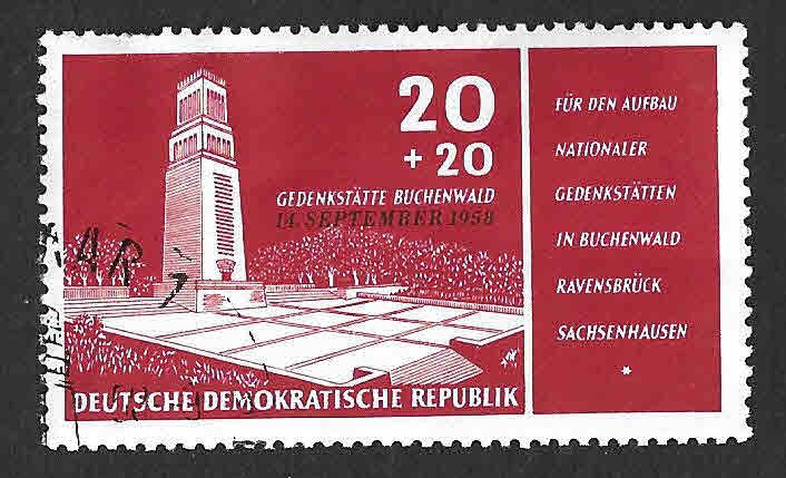 B43 - Memorial del Campo de Concentración en Buchenwald (DDR)