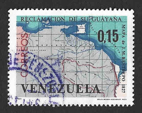 887 - Mapas de Venezuela y Guayana