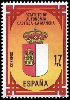 España 1984 2738 Sello * Estatuto de Autonomia Castilla La Mancha Timbre Espagne Spain Spagna