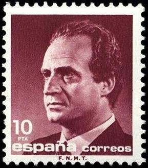 ESPAÑA 1986 2833 Sello Serie Básica Rey D. Juan Carlos I Efigie 10 pts Usado Michel2723