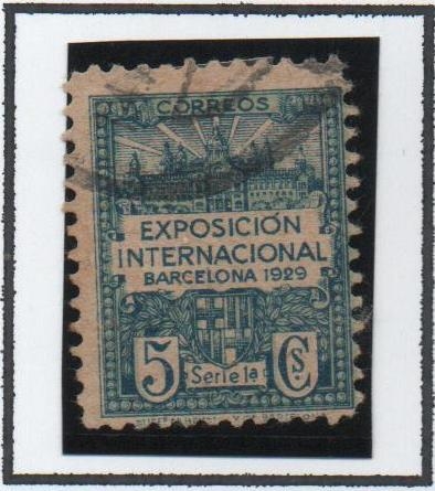 Vistas d' l' Exposición y Escudo