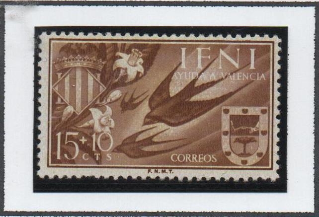 Escudos d' Valencia y d' Ifni