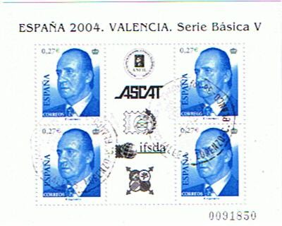 Espo. Mundial de Filatelia España 2004  Juan Carlos I