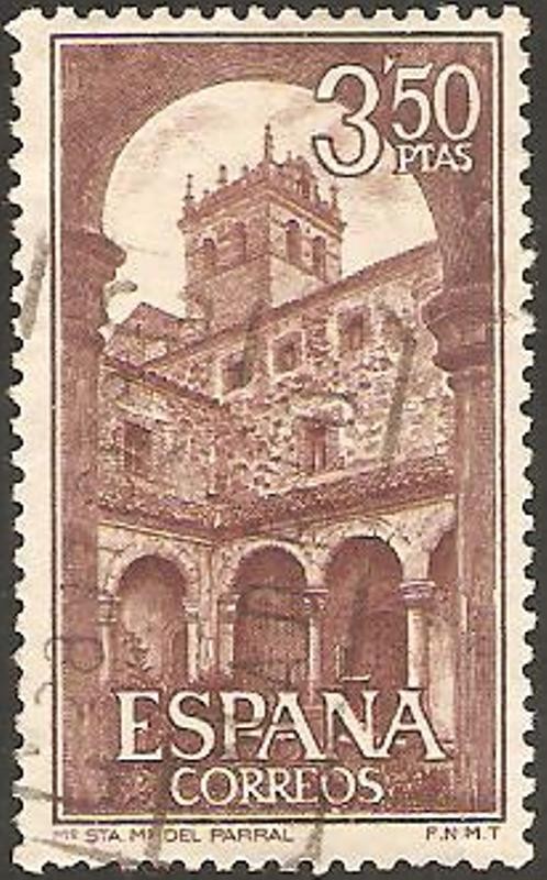 1895 - monasterio de santa maria del parral - claustro