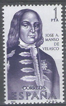 Forjadores de America. Jose A. Manso de Velasco.