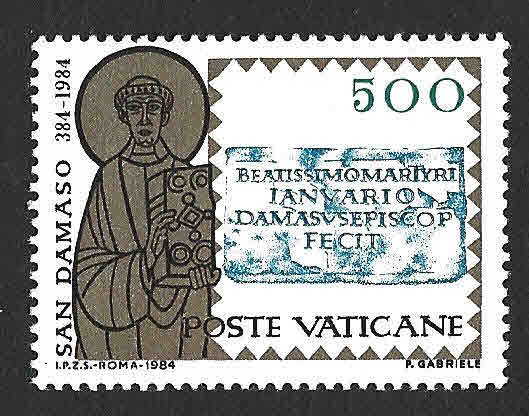 750 - XVI Centenario de la Muerte del Papa San Dámaso