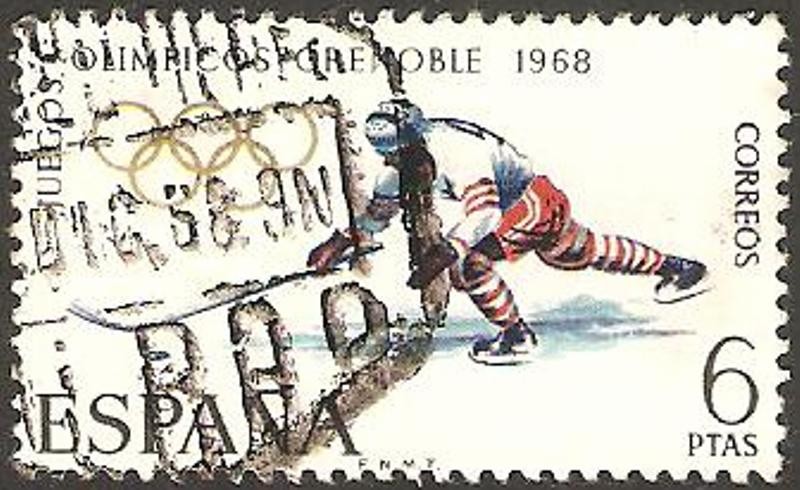 1853 - X juegos olímpicos de invierno en Grenoble, hockey sobre hielo