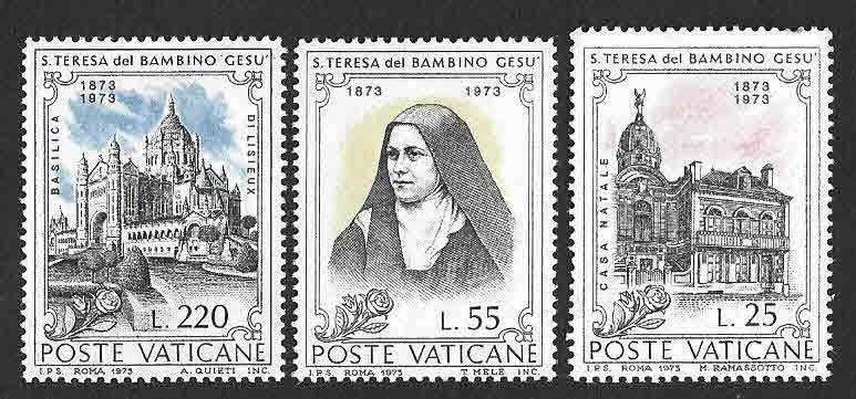 534-536 - I Centenario del Nacimiento de Santa Teresa de Lisieux