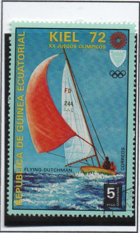 XX Juegos olimpicos Regatas KIEL'72, Flyng