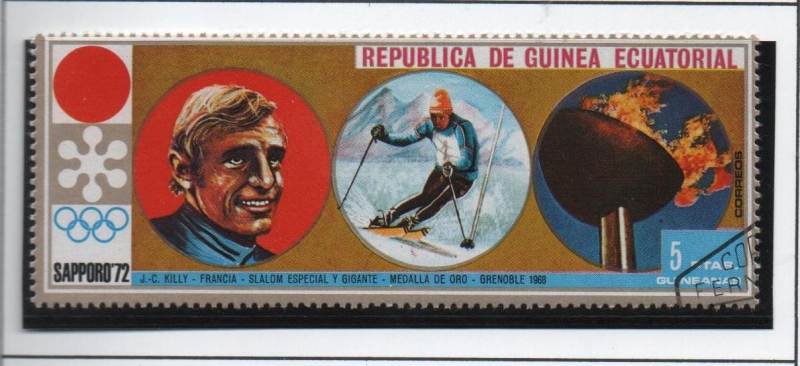 Juegos Olimpicos Saporo'72, J.C,Killy, Francia