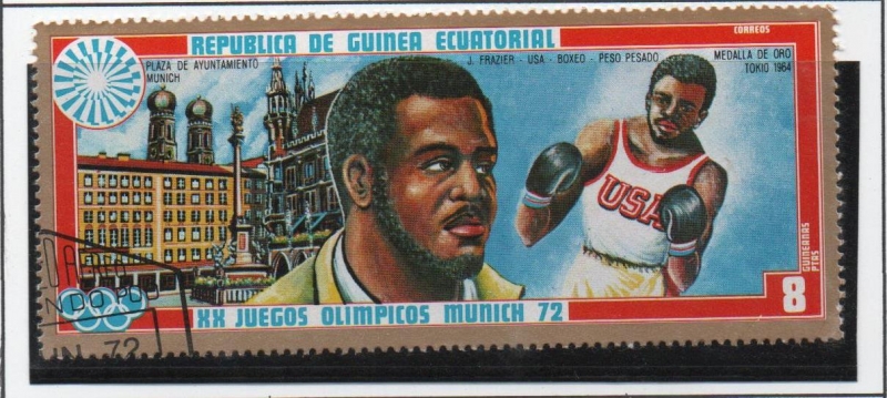 XX Juegos Olímpicos d' Múnich: Medalla d' Oro ,J. Frazier,U.S.A.