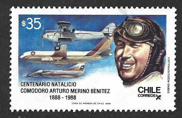 784 - Centenario del Nacimiento del Comodoro Arturo Merino Benítez