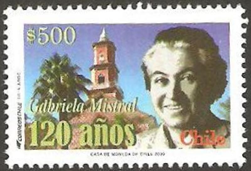 gabriela mistral, 120 anivº de su nacimiento