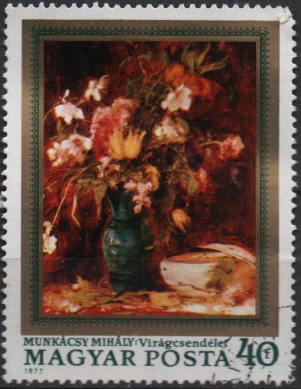 Flores por pintores Húngaros,