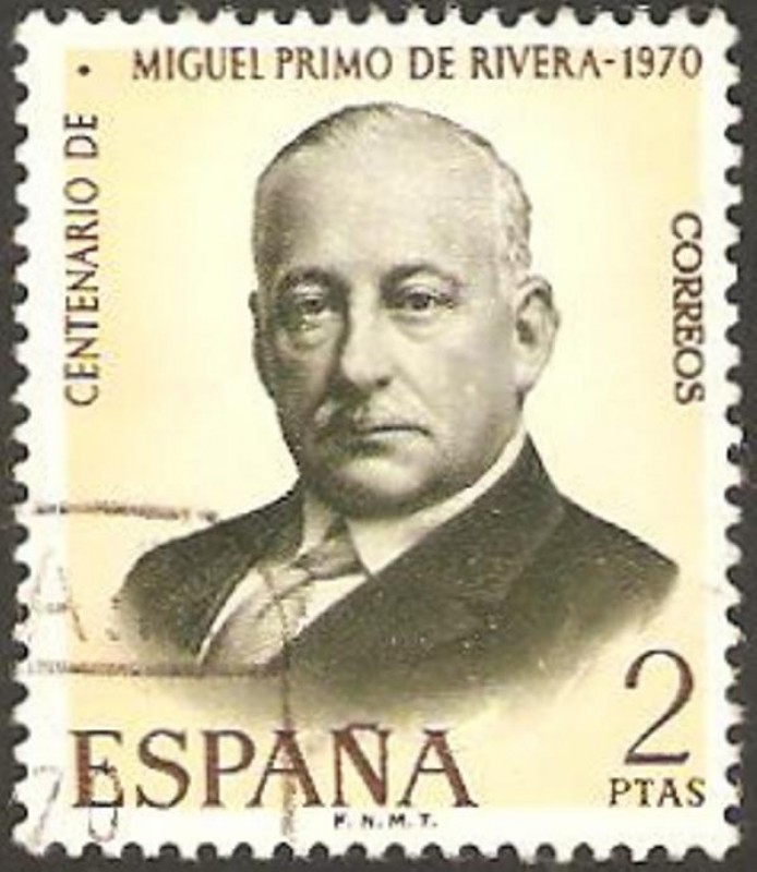 1976 - centº del nacimiento de Miguel Primo de Rivera