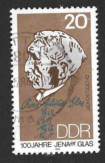 2389 - Centenario del Cristal de Jena (DDR)