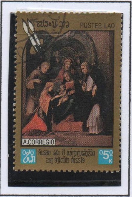 Pinturas por Correggio, Virgen y niño