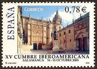 ESPAÑA 2005 4188 Sello Nuevo XV Cumbre Iberoamericana Salamanca