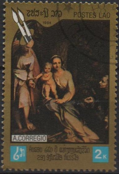 Pinturas por Correggio, Virgen y niño