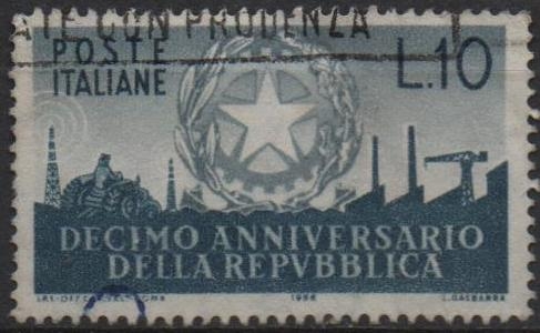 10º Aniv. d' l' Republica Italiana