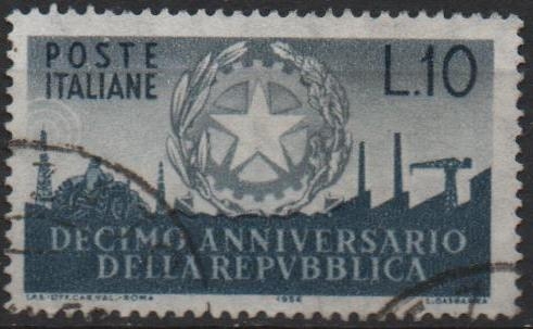 10º Aniv. d' l' Republica Italiana