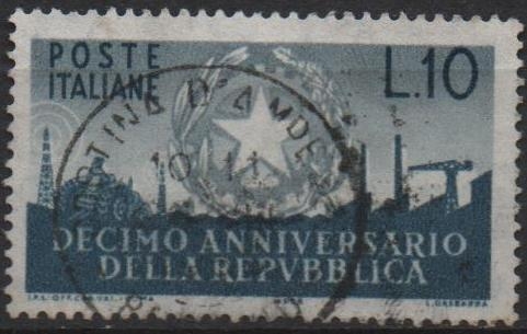 10º Aniv. d' l' Republica Italiana