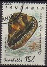 TANZANIA 1992 Michel 1248 Sello Nuevo Moluscos Cypraecassis rufa Linne Matasellos de Favor Preoblite