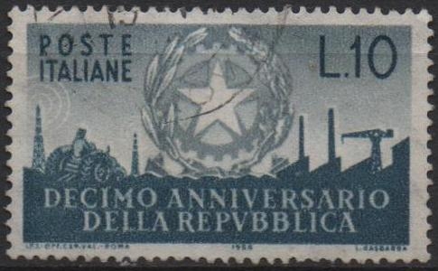 10º Aniv. d' l' Republica Italiana