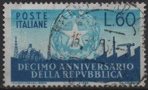 10º Aniv. d' l' Republica Italiana