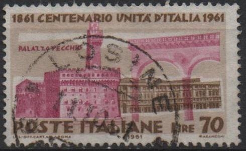 Centenario d' l' Unificación d' Italia, Palacio Vecchio, Florencia