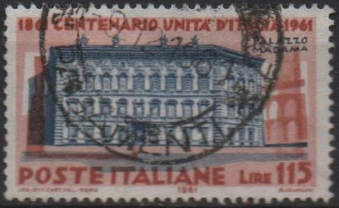 Centenario d' l' Unificación d' Italia, Palacio Madama, Roma