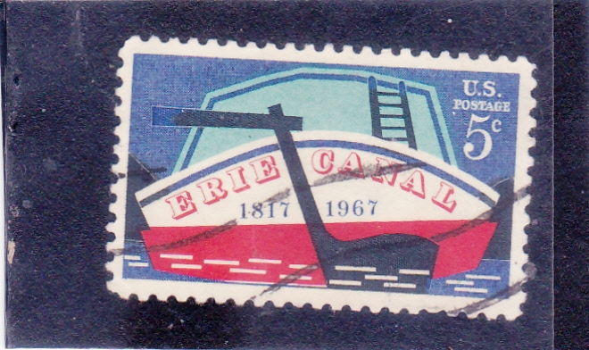 150 aniversario-Popa del barco de canal temprano