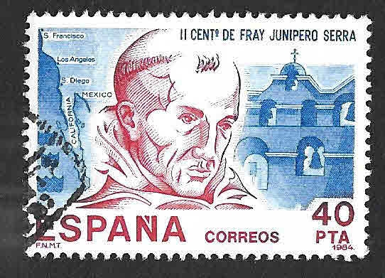 Edif2775 - España-América. II Centenario de la Muerte de Fray Junípero Sierra