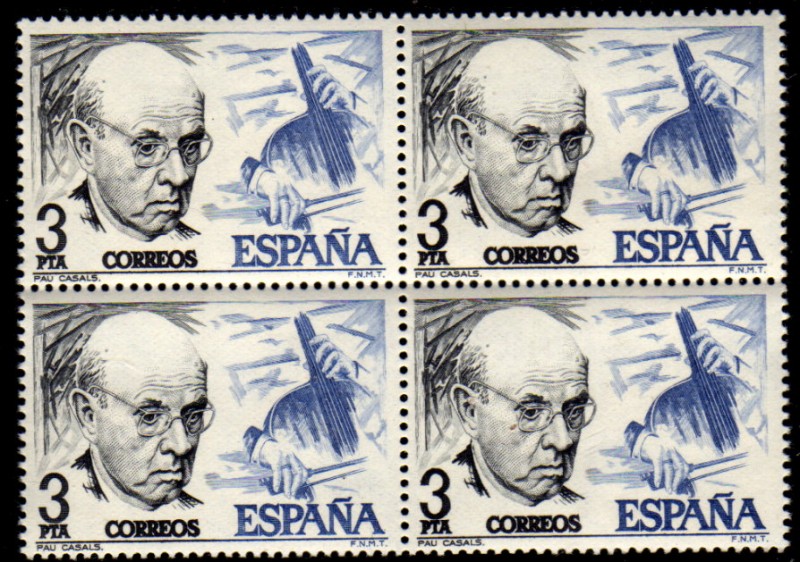 1976 B4 Centenario Pau Casals Edifil 2379