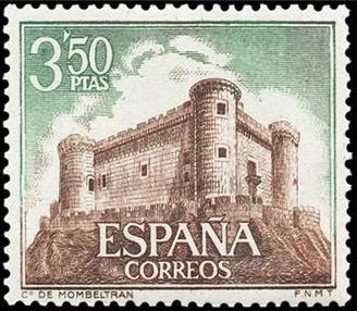 ESPAÑA 1970 1979 Sello Nuevo Castillos de España Mombeltrán(Avila)