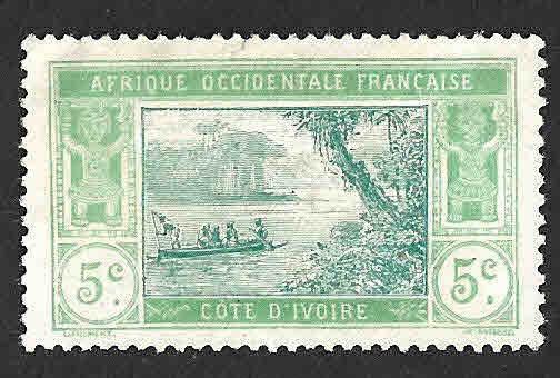 45 - Laguna de Ebrié (AFRICA OCCIDENTAL FRANCESA)