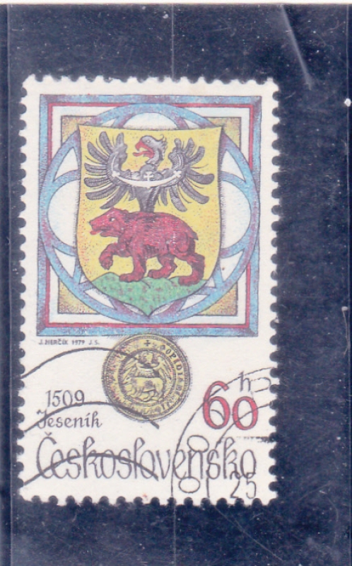 ESCUDO Oso y águila (brazos de Jeseník)