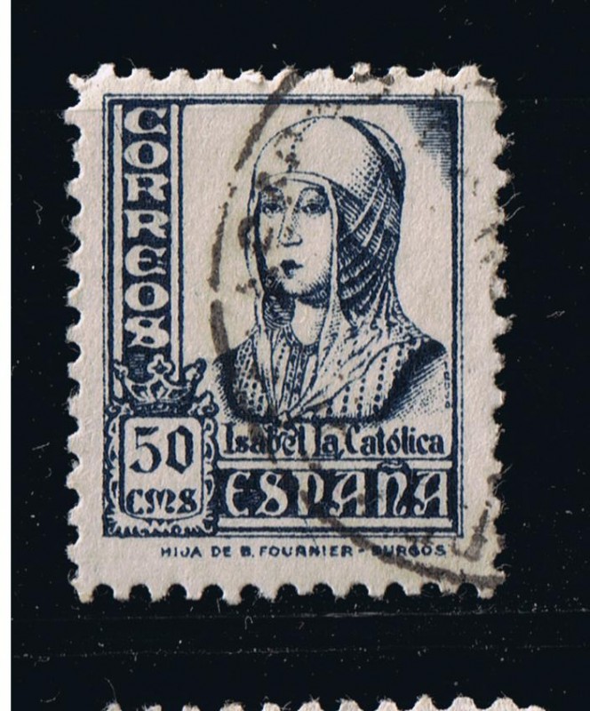 Edifil  nº  825  Isabel La Cátólica