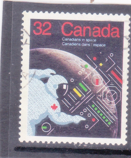 canadienses en el espacio