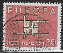  Europa (C.E.P.T.) 1963 - Letras