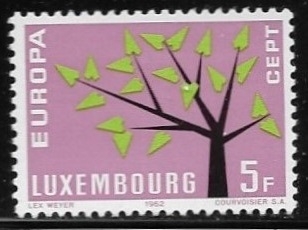  Europa (C.E.P.T.) 1962 - Arbol