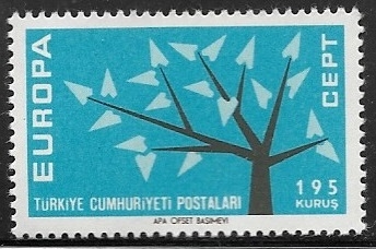  Europa (C.E.P.T.) 1962 - Arbol