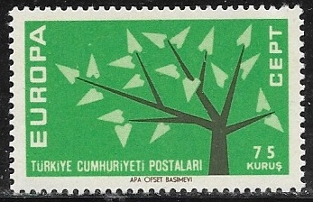 Europa (C.E.P.T.) 1962 - Arbol