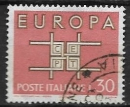  Europa (C.E.P.T.) 1963 - Letras