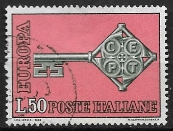  Europa (C.E.P.T.) 1968 - Llave