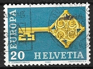  Europa (C.E.P.T.) 1968 - Llave