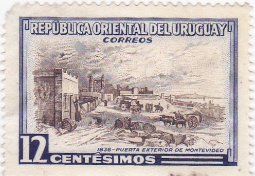 puerta exterior de Montevideo 1836